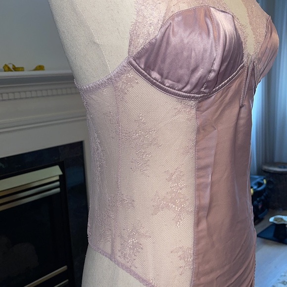 Satin & lace VS bodysuit teddy - Picture 3 of 7